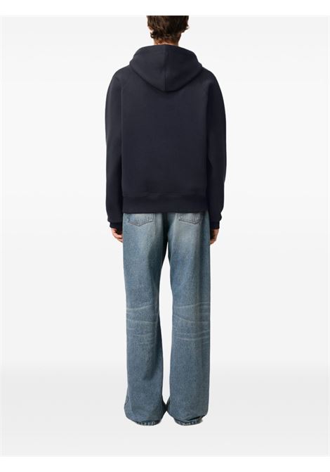 ami paris hoodie woman navy AMI PARIS | USW275.7474011